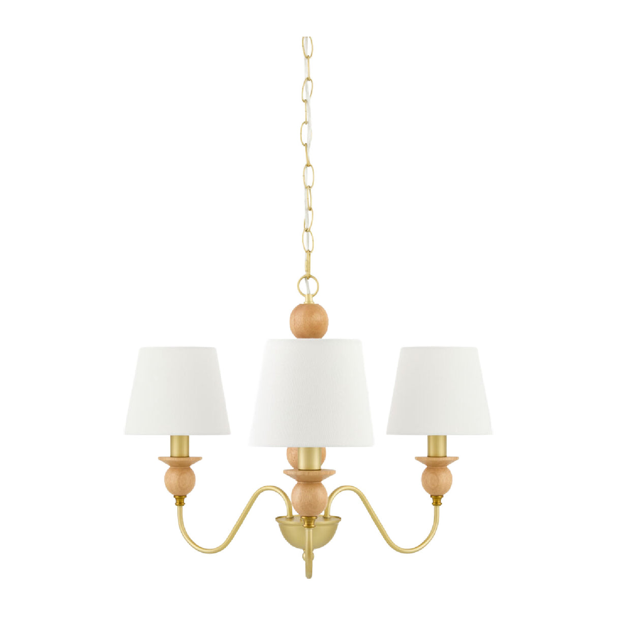   Modern European furniture - 3-Light Linen Classic Chandelier - www.oroa.com | Oroa.com