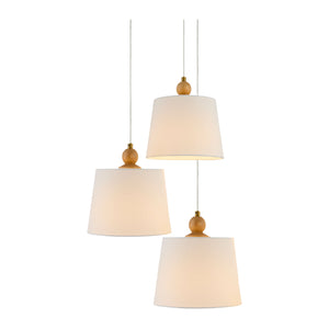   Modern European furniture - 3-Light Linen Chandelier - www.oroa.com | Oroa.com