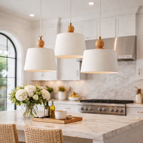   Modern European furniture - 3-Light Linen Chandelier - www.oroa.com | Oroa.com