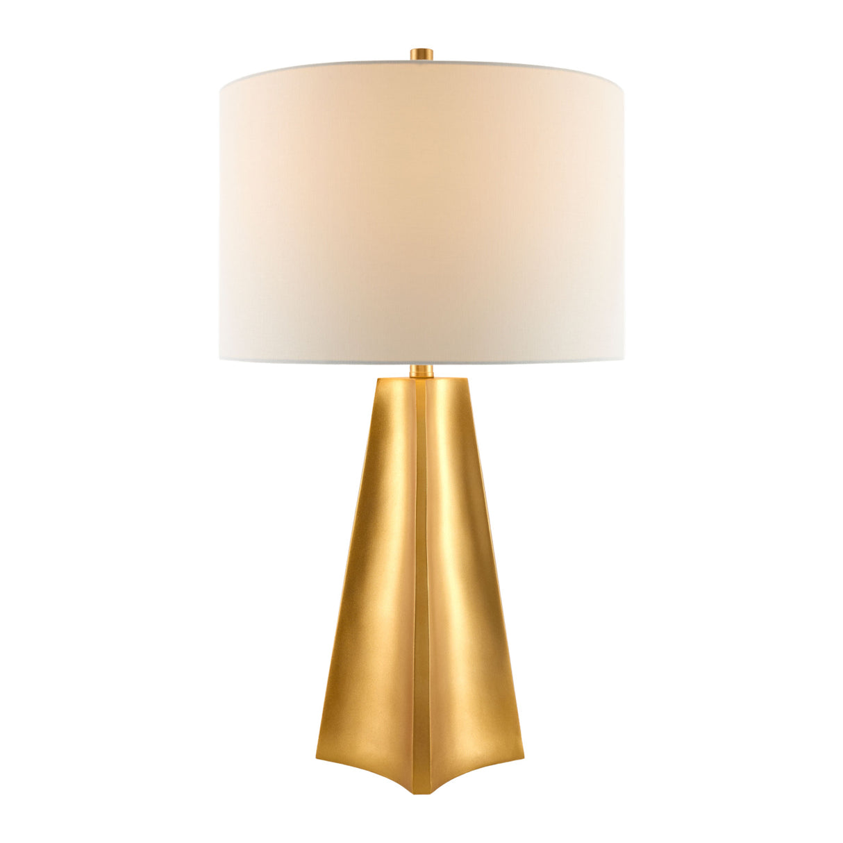   Modern European furniture - Gold Faceted Base Table Lamp - www.oroa.com | Oroa.com