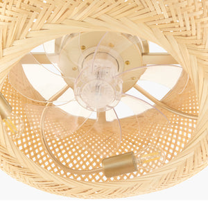   Modern European furniture - Woven Rattan Cane Chandelier - www.oroa.com | Oroa.com