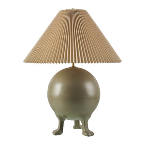   Modern European furniture - Pleated Linen Cement Table Lamp - www.oroa.com | Oroa.com