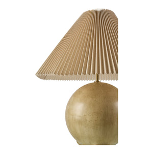   Modern European furniture - Pleated Linen Cement Table Lamp - www.oroa.com | Oroa.com