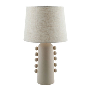   Modern European furniture - Linen Glazed Ceramic Table Lamp - www.oroa.com | Oroa.com