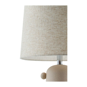   Modern European furniture - Linen Glazed Ceramic Table Lamp - www.oroa.com | Oroa.com