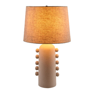   Modern European furniture - Linen Glazed Ceramic Table Lamp - www.oroa.com | Oroa.com