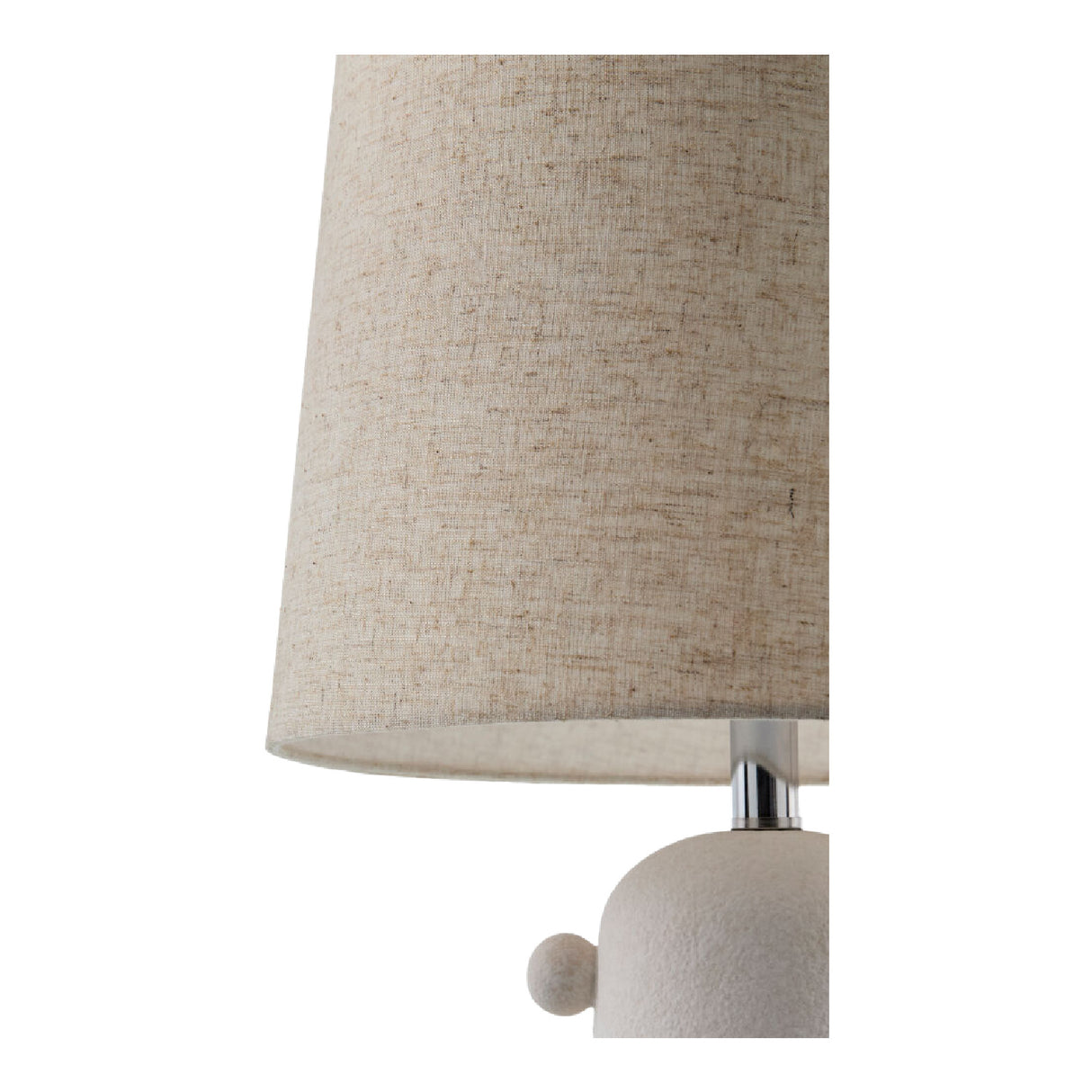   Modern European furniture - Linen Glazed Ceramic Table Lamp - www.oroa.com | Oroa.com