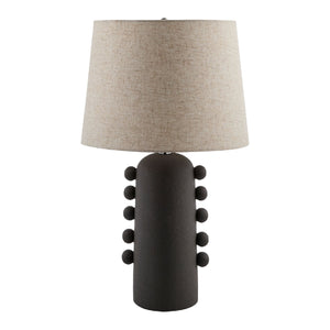   Modern European furniture - Linen Glazed Ceramic Table Lamp - www.oroa.com | Oroa.com