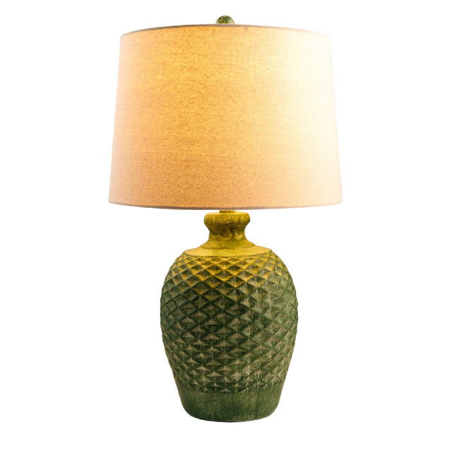 Modern European furniture - Green Cement Accent Table Lamp S - www.oroa.com