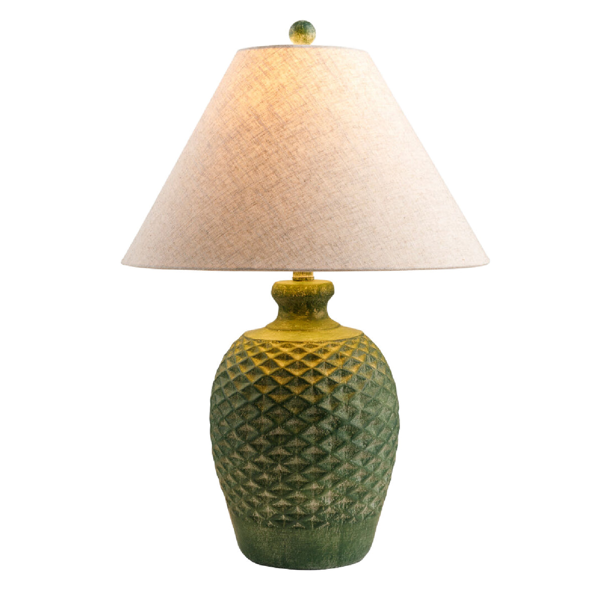   Modern European furniture - Green Cement Accent Table Lamp L - www.oroa.com | Oroa.com