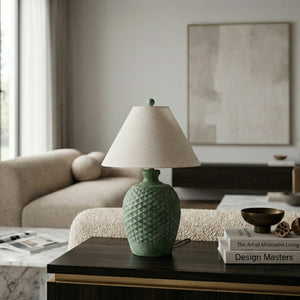   Modern European furniture - Green Cement Accent Table Lamp L - www.oroa.com | Oroa.com