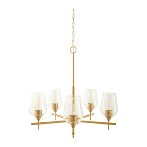   Modern European furniture - 5-Light Glass Chandelier - www.oroa.com | Oroa.com