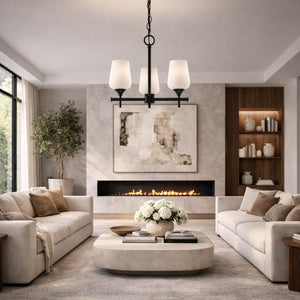   Modern European furniture - Glass 3-Light Chandelier - www.oroa.com | Oroa.com