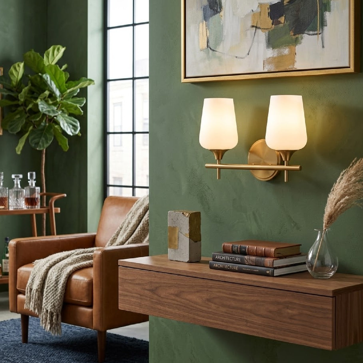   Modern European furniture - Glass Shade Wall Lamp - www.oroa.com | Oroa.com