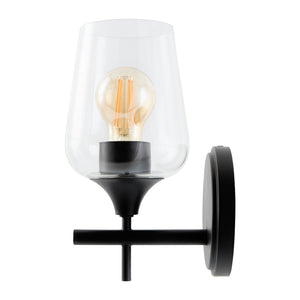   Modern European furniture - Black Framed Glass Wall Lamp - www.oroa.com | Oroa.com