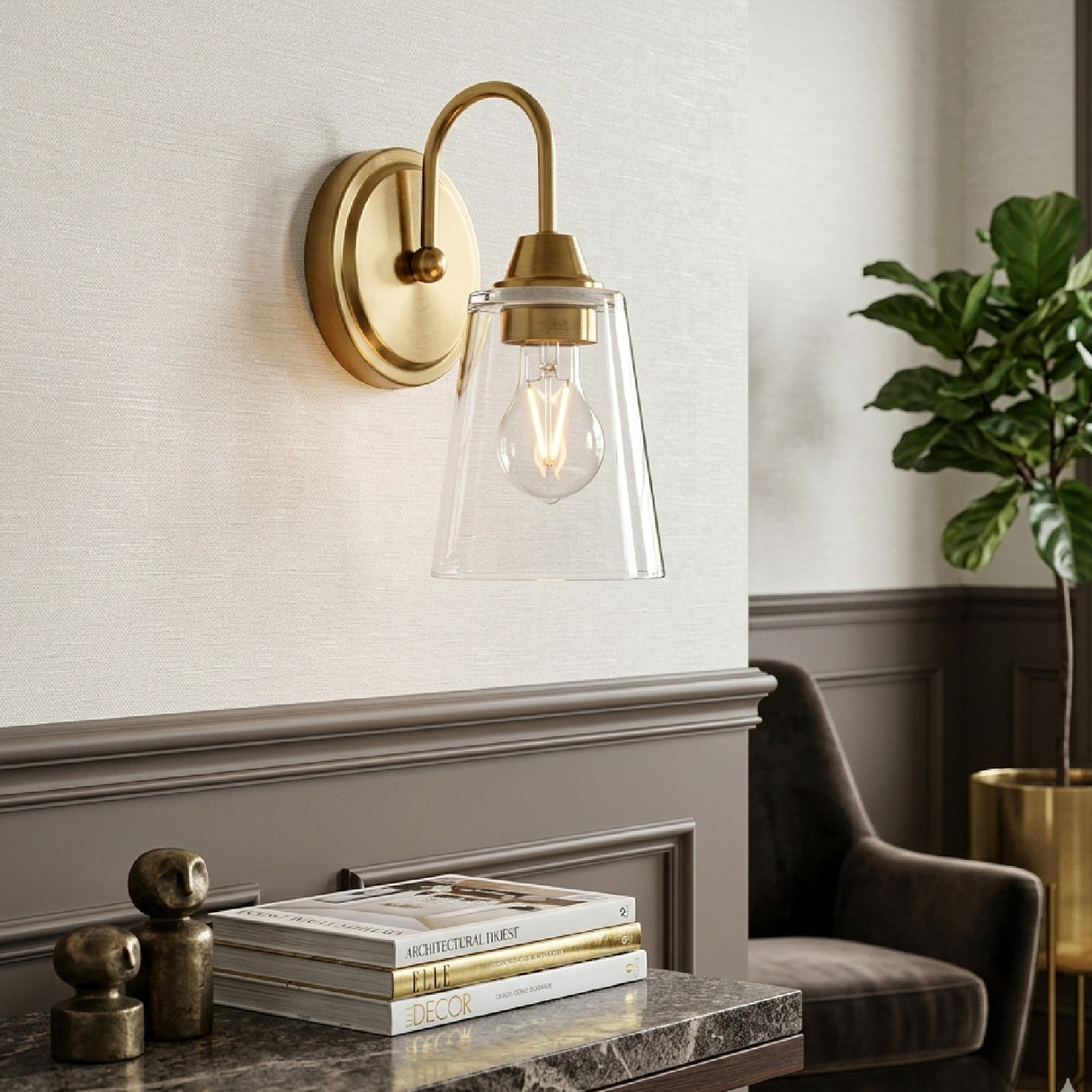   Modern European furniture - Glass Wall Lamp - www.oroa.com | Oroa.com