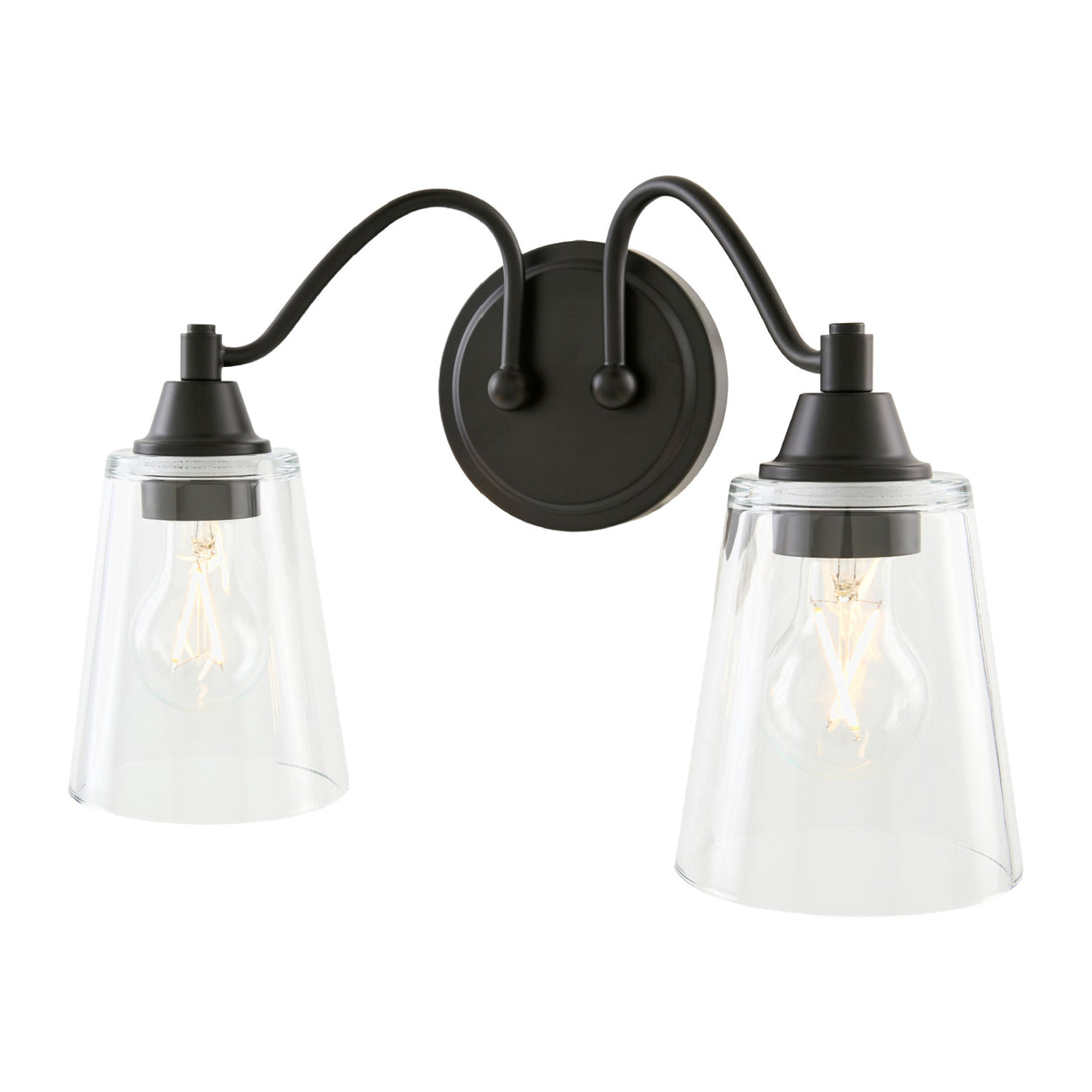   Modern European furniture - Glass Shades 2-Light Wall Lamp - www.oroa.com | Oroa.com