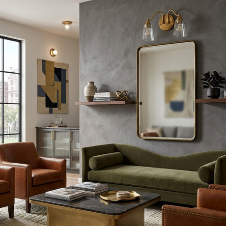   Modern European furniture - Glass Shades 2-Light Wall Lamp - www.oroa.com | Oroa.com