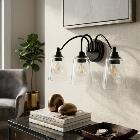   Modern European furniture - Glass Shades 3-Light Wall Lamp - www.oroa.com | Oroa.com