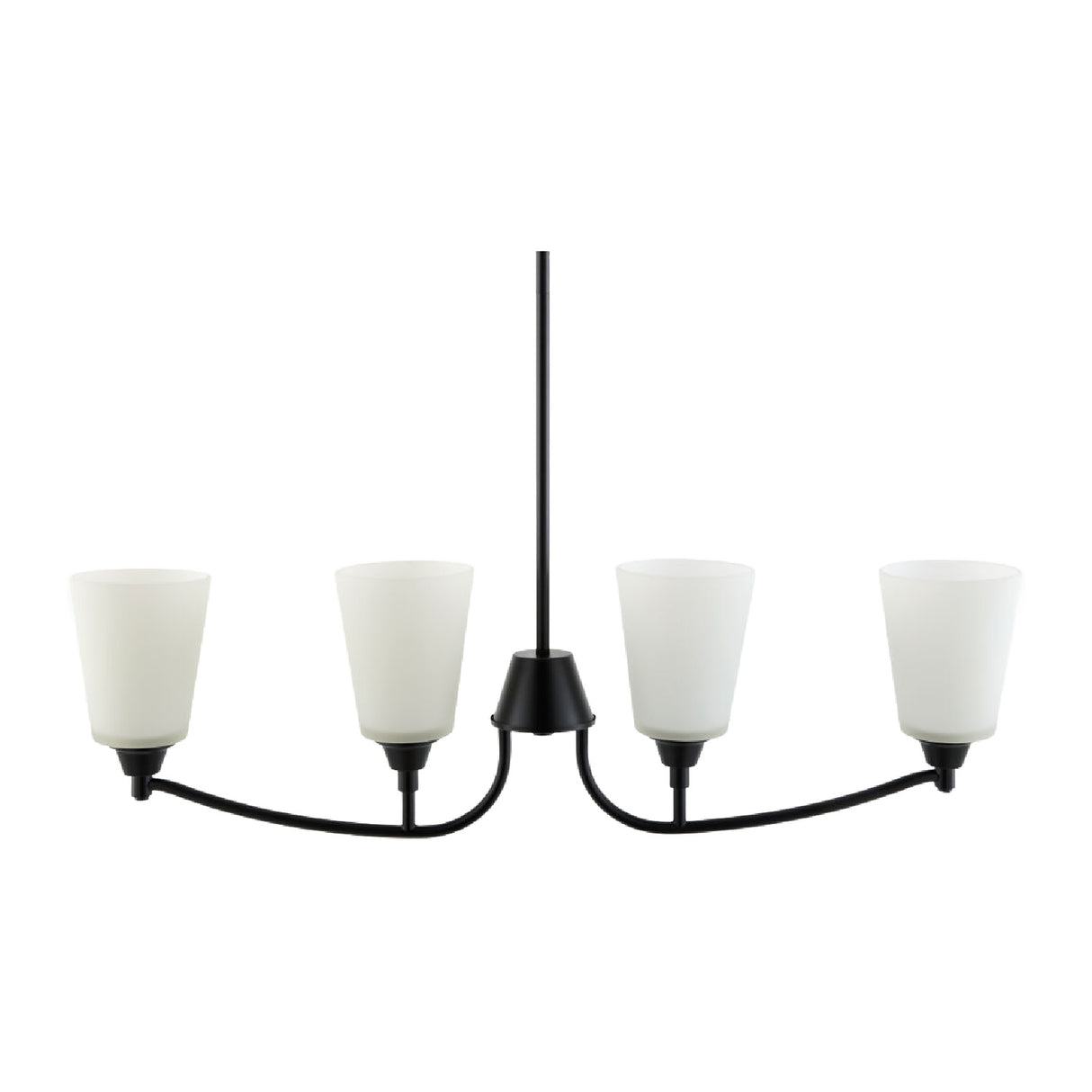  Modern European furniture - Glass Shades 4-Light Chandelier - www.oroa.com | Oroa.com
