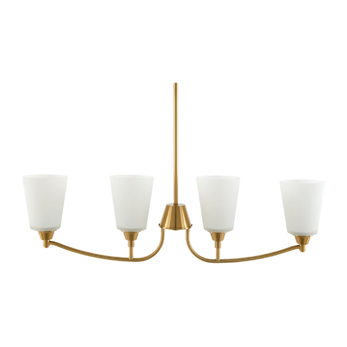   Modern European furniture - Glass Shades 4-Light Chandelier - www.oroa.com | Oroa.com