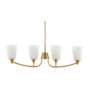   Modern European furniture - Glass Shades 4-Light Chandelier - www.oroa.com | Oroa.com