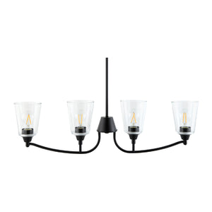   Modern European furniture - Glass Shades 4-Light Chandelier - www.oroa.com | Oroa.com