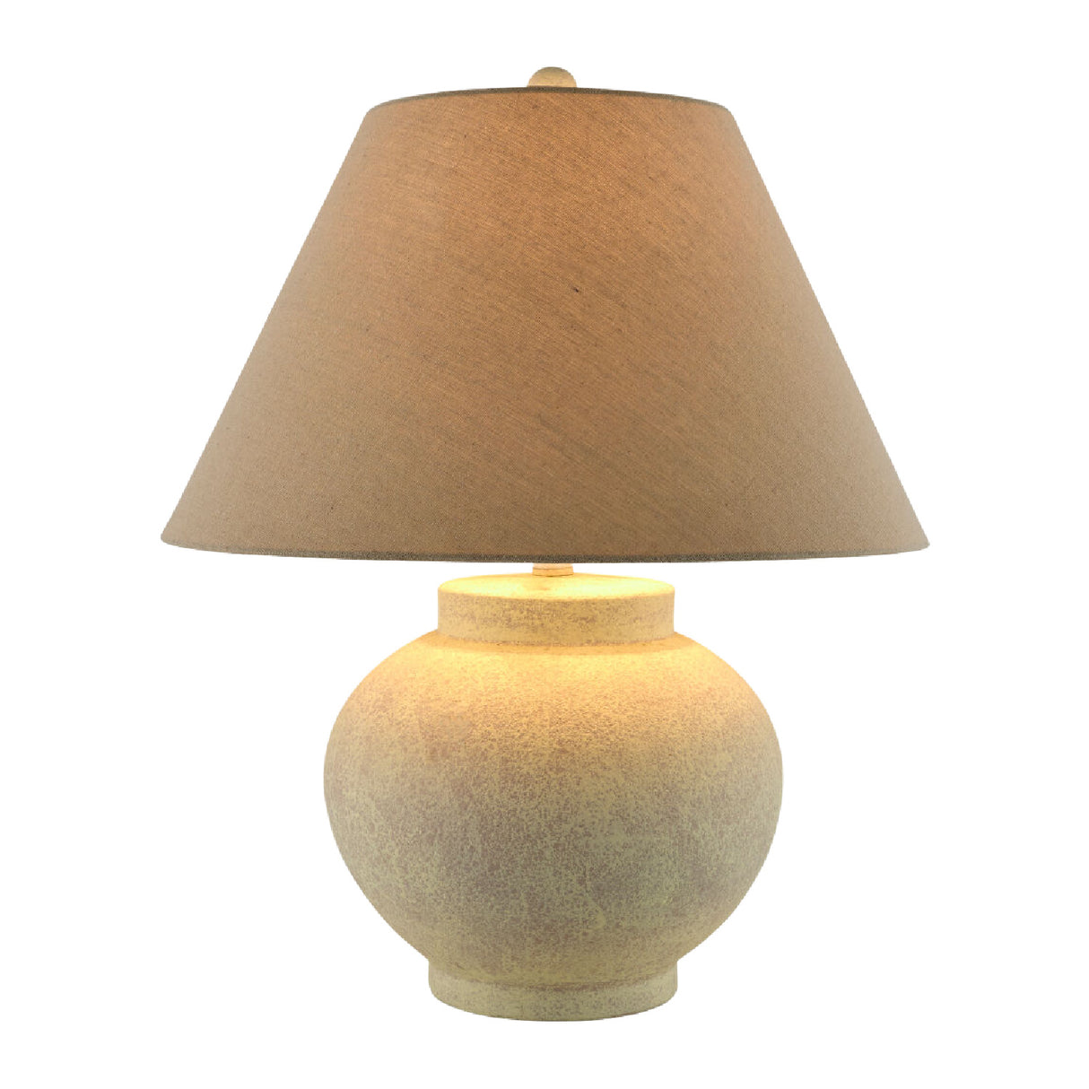   Modern European furniture - Ceramic Beige Linen Table Lamp - www.oroa.com | Oroa.com