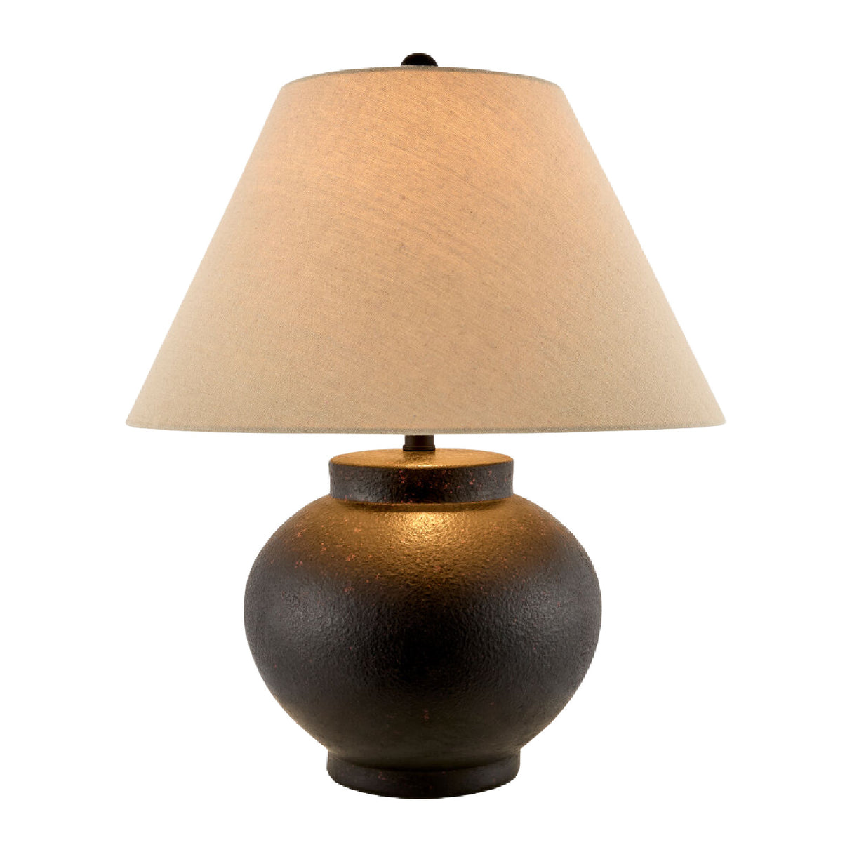   Modern European furniture - Ceramic Beige Linen Table Lamp - www.oroa.com | Oroa.com