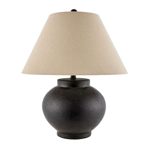   Modern European furniture - Ceramic Beige Linen Table Lamp - www.oroa.com | Oroa.com
