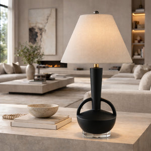   Modern European furniture - Empire Linen Ceramic Table Lamp - www.oroa.com | Oroa.com