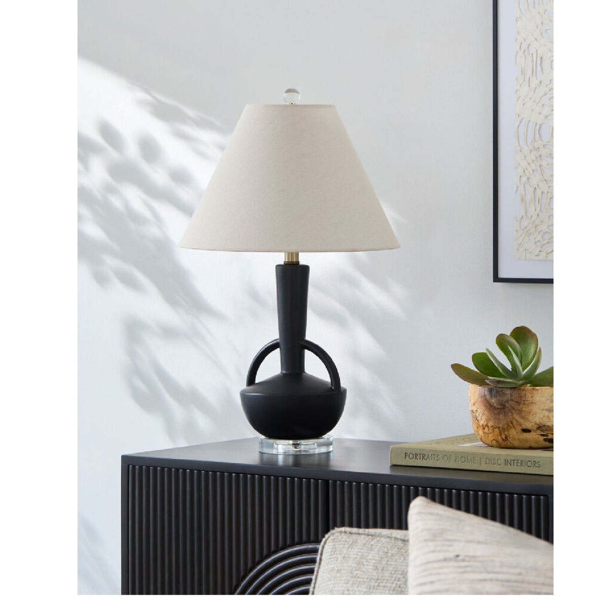   Modern European furniture - Empire Linen Ceramic Table Lamp - www.oroa.com | Oroa.com
