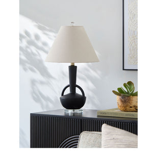   Modern European furniture - Empire Linen Ceramic Table Lamp - www.oroa.com | Oroa.com