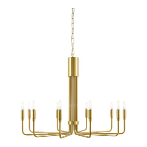   Modern European furniture - Gold 10-Light Pendant Lamp - www.oroa.com | Oroa.com