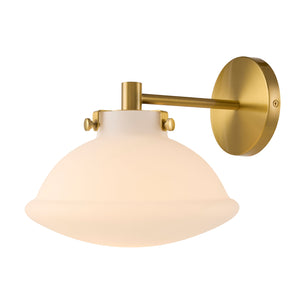   Modern European furniture - White Glass Dome Wall Lamp - www.oroa.com | Oroa.com