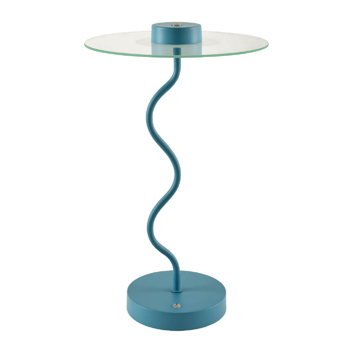   Modern European furniture - Blue Wavy Accent Table Lamp - www.oroa.com | Oroa.com