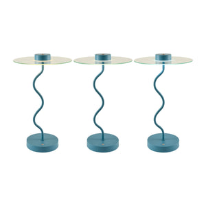   Modern European furniture - Blue Wavy Accent Table Lamp - www.oroa.com | Oroa.com