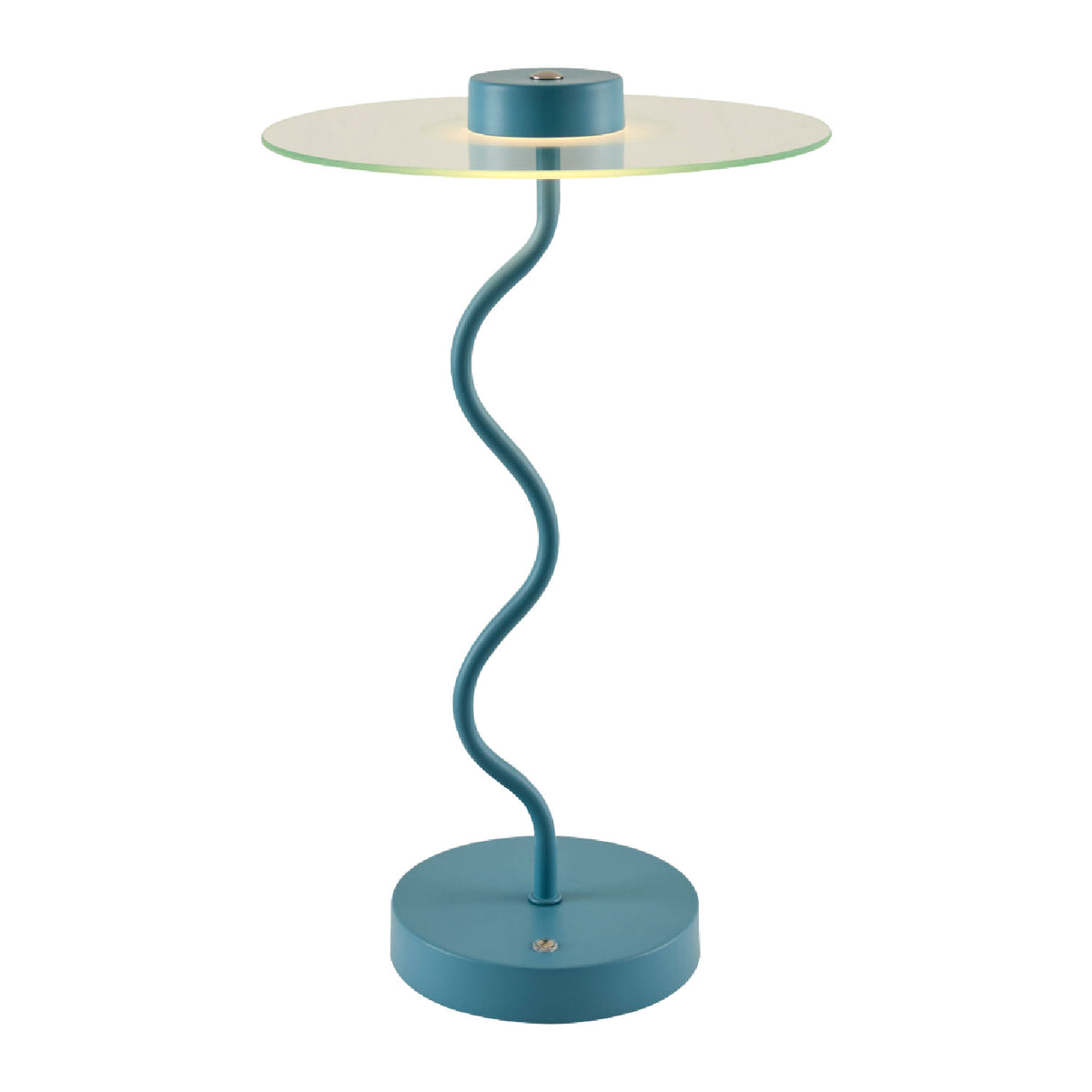   Modern European furniture - Blue Wavy Accent Table Lamp - www.oroa.com | Oroa.com