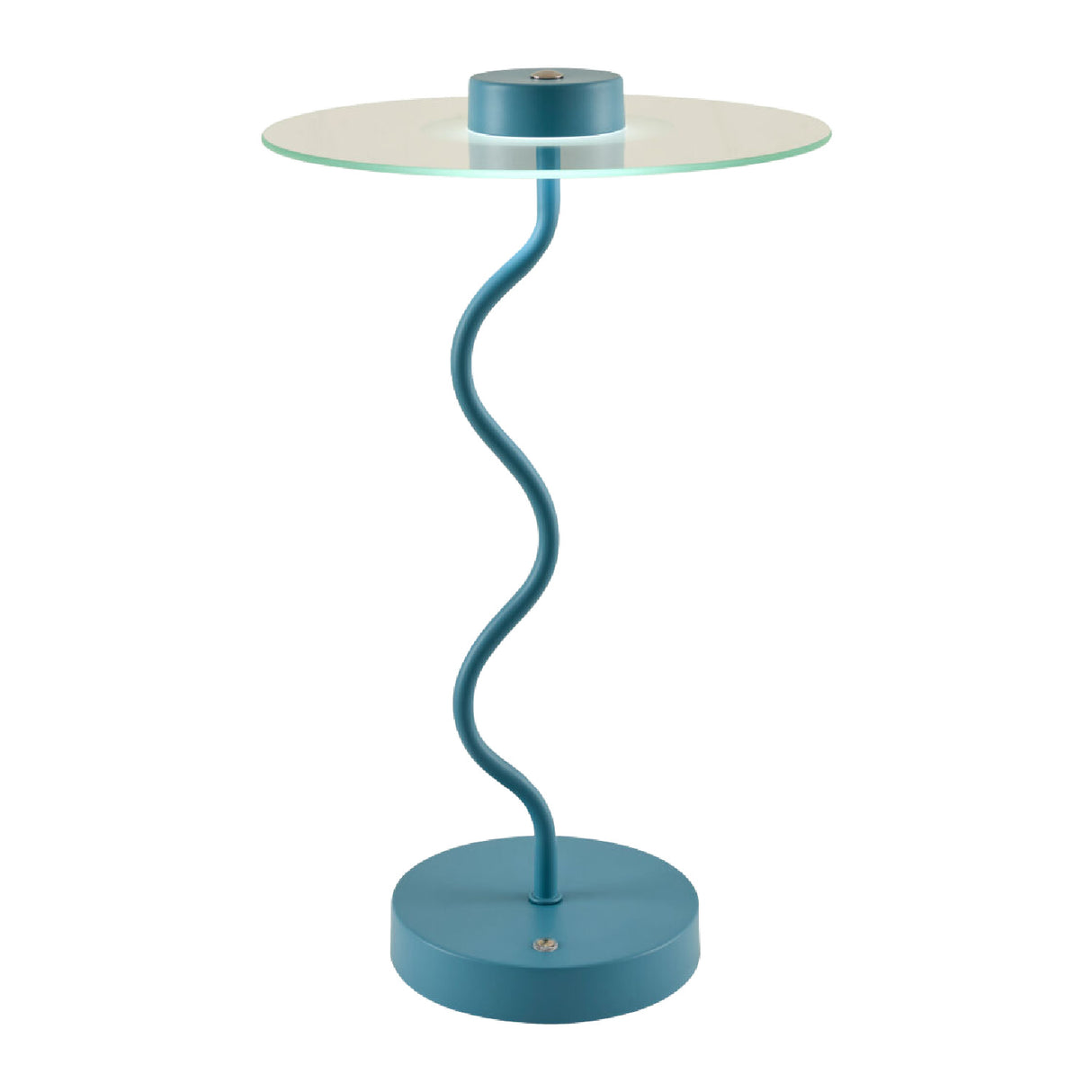   Modern European furniture - Blue Wavy Accent Table Lamp - www.oroa.com | Oroa.com