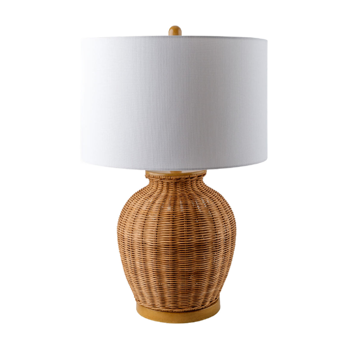   Modern European furniture - Brown Rattan Accent Table Lamp - www.oroa.com | Oroa.com