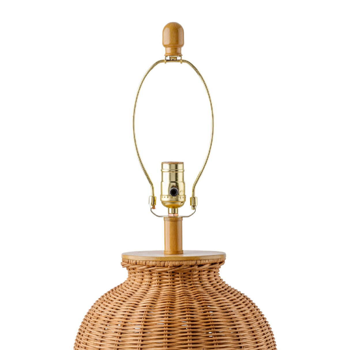   Modern European furniture - Brown Rattan Accent Table Lamp - www.oroa.com | Oroa.com