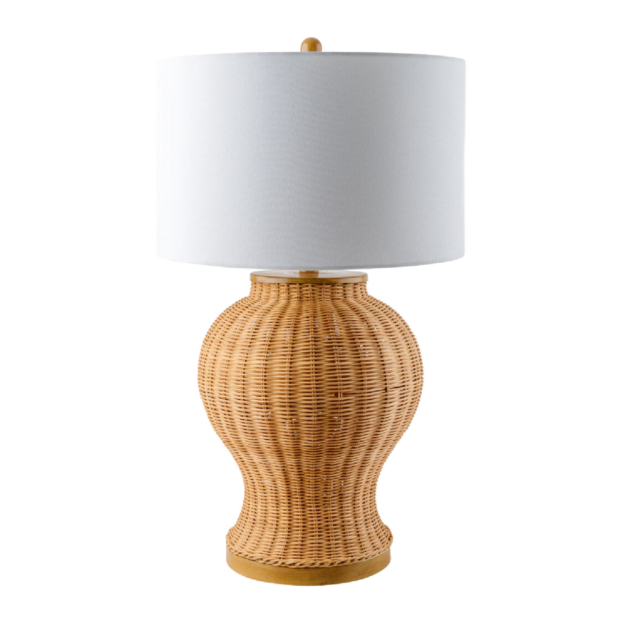   Modern European furniture - Brown Rattan Accent Table Lamp - www.oroa.com | Oroa.com