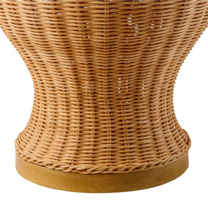   Modern European furniture - Brown Rattan Accent Table Lamp - www.oroa.com | Oroa.com