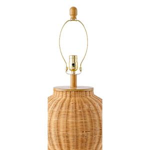   Modern European furniture - Brown Rattan Accent Table Lamp - www.oroa.com | Oroa.com