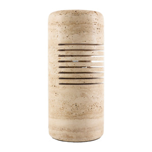   Modern European furniture - Beige Travertine Accent Table Lamp - www.oroa.com | Oroa.com