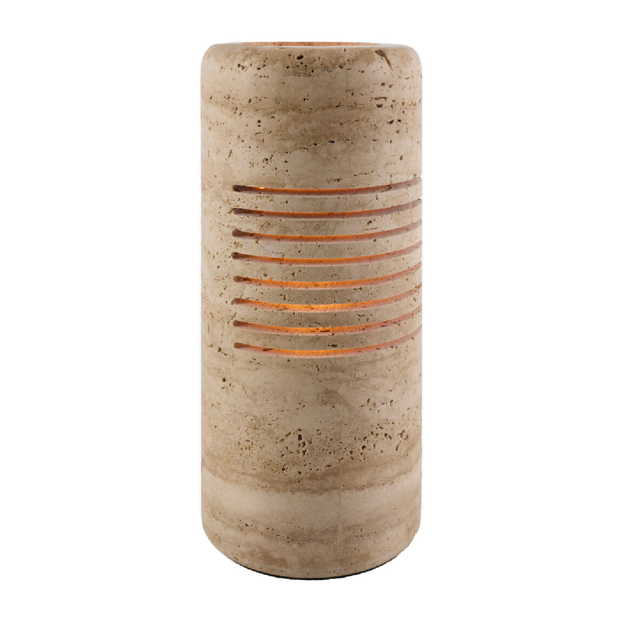   Modern European furniture - Beige Travertine Accent Table Lamp - www.oroa.com | Oroa.com