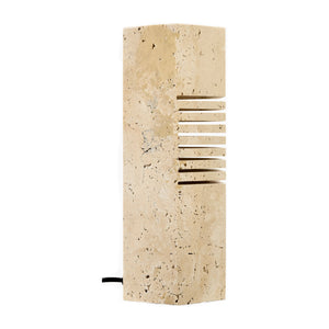   Modern European furniture - Beige Travertine Accent Table Lamp - www.oroa.com | Oroa.com