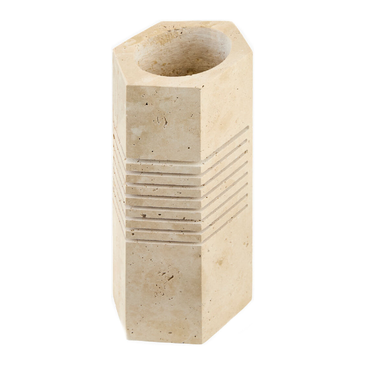   Modern European furniture - Beige Travertine Accent Table Lamp - www.oroa.com | Oroa.com
