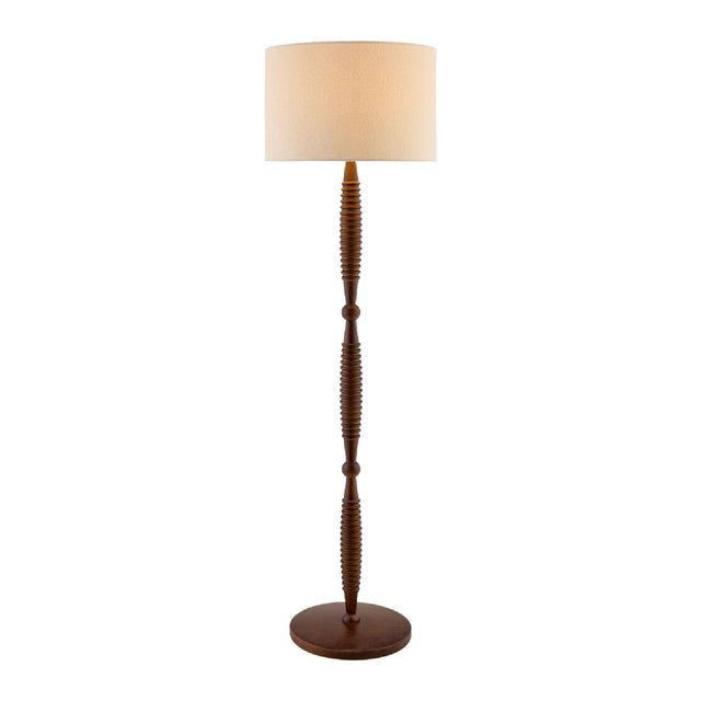 Modern European furniture - Beige Linen Accent Floor Lamp - www.oroa.com