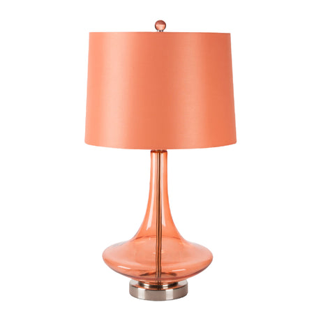   Modern European furniture - Orange Glass Accent Table Lamp - www.oroa.com | Oroa.com
